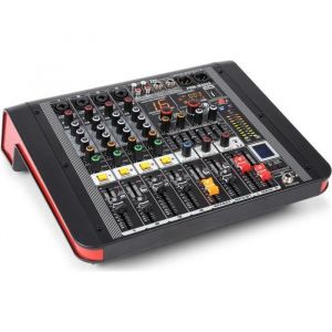 Power Dynamics PDM-M404A - Table de mixage amplifiée 4 canaux, 2 x 200 W RMS, USB, Bluetooth