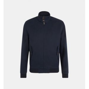 Galeries Lafayette Blouson Marton déperlant coton Bleu - Couleur Bleu - Taille S