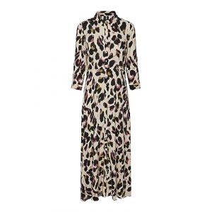 Image de YAS Savanna Robe Longue S. Noos, Rose Saumon, L Femme