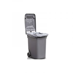 Sac en plastique 1 carton(s) sac en plastique 240 l ld-pe gris 100 µm - nw