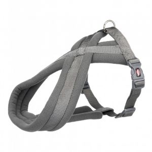Trixie Premium touring harnais - XS-S: 30-40 cm/15 mm, gris graphite