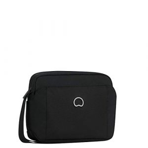 Delsey PARIS Picpus Sac bandoulière, 30 cm, 6 L, Noir