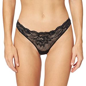 Calvin Klein Thong Strings, Bla, XS Femme