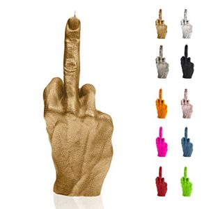 Candellana Bougie Doigt du Milieu - Figurine Doigt du Milieu - Déco Gothique - Bougie déco Grunge - Décoration de Chambre Grunge - Gadgets de Bureau - Bougie déco - Bougie marrante Hand FCK