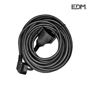 Rallonge Électrique T/Tl 10m 3x1,5mm Flexible Noire Edm