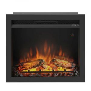 TAGU Powerflame chemin&eacute; &eacute;lectrique encastrable + kit d'installation - Puissance de chauffe 1500W