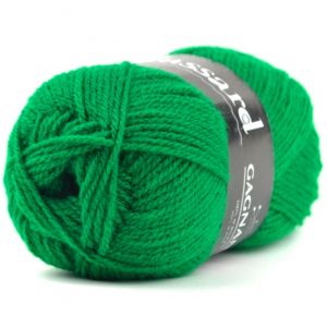 Image de Pelote de fil &agrave; tricoter gagnante vert becasine - Plassard