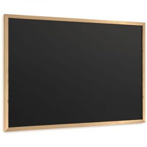 Tableau noir à craie 90x60 cm avec cadre en bois ECO