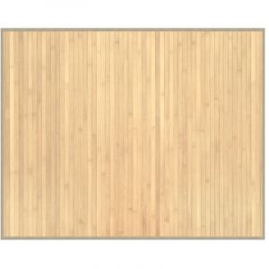 VidaXL Tapis rectangulaire naturel clair 80x100 cm bambou Beige