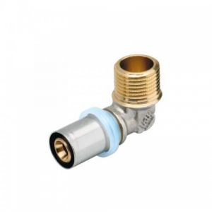 rbm Coude à sertir pour tube multicouche diamètre 26 mm filetage M26x34