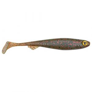 Fox Rage Slick Shad – Poisson en caoutchouc pour la pêche au lancer des brochets, sandres et perches, leurre en caoutchouc pour la pêche au jig et à la dandine, Huile moteur UV., 13 cm