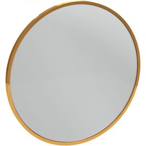 Jacob Delafon Miroir rond Silhouette 50 cm laqué doré