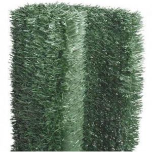 Atout Loisir Haie végétale artificielle 90 brins, Longueur 15 m, Hauteur 1 m H 1 m