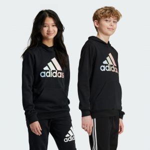 Adidas Sweatshirt à capuche imprimé métallisé enfant