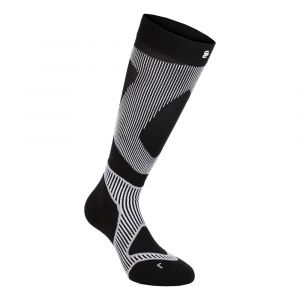 Bauerfeind Performance Chaussettes De Compression Hommes - Noir, Blanc, Taille 44-46 L