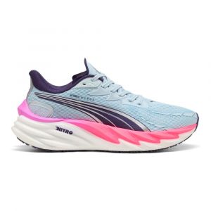 Puma Velocity Nitro 4 HYROX Chaussure de running sans stabilisateurs Femmes-bleu, pink, Pointure 38
