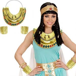 Widmann Kit bijoux &eacute;gyptien femme - Couleur Dor&eacute; - Taille Taille unique
