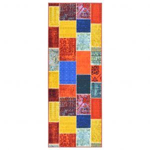 VidaXL Tapis de couloir Multicolore 80x250 cm - Multicolore