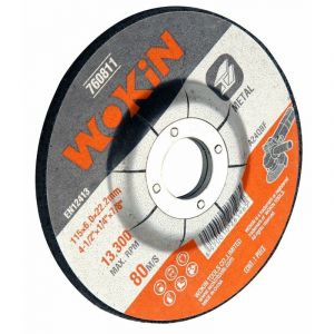 Disque &agrave; &eacute;barber &agrave; d&eacute;port pour m&eacute;tal diam 125mm