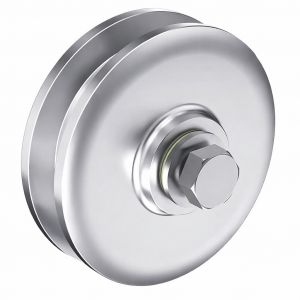 Mantion Galet acier diam&egrave;tre 82 mm gorge carr&eacute;e 1002FA