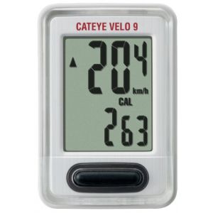 Cateye Velo 9 CC-VL 820 Compteur filaire Blanc