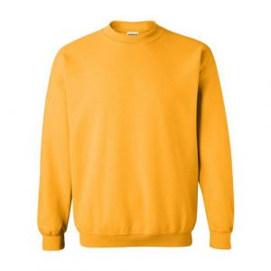 Gildan 50/50 Adult Crewneck Sweat Maillot de survêtement, doré, S Homme