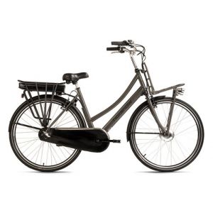 V&eacute;lo &eacute;lectrique femme 28 Hollandia Carry On gris