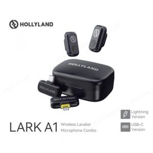 Hollyland Microphone combiné Lark A1 sans fil 2,4 GHz omnidirectionnel à réduction de bruit