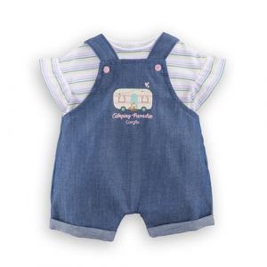 Corolle Combishort & T-Shirt Petit Explorateur, V&ecirc;tement Poupon 30cm, d&egrave;s 18 Mois, 9000111300