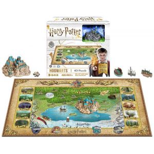 4D Cityscape Puzzle de 543 pièces Mini Poudlard