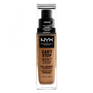 NYX Cosmetics Fond de teint Can't Stop won't Stop - CSWSF10.3: Cinnamon - 30 ml