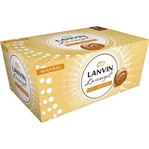 Image de Lanvin Chocolat Au Lait Fourré Au Praliné Saveur Caramel Escargot - La Boite De 164g