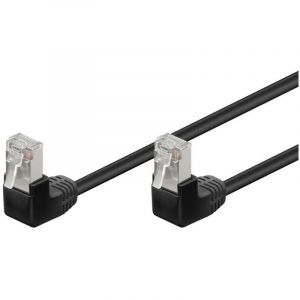 Goobay Câble Réseau Coudé FTP RJ-45 3m Noir