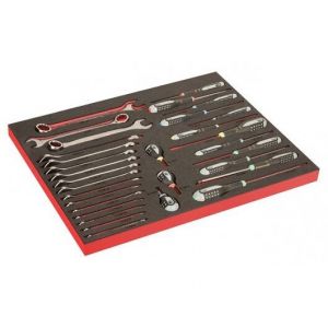 Bahco Module mousse Fit&Go 3/3 marquage laser, tournevis ERGO & clés mixtes - 31 Pcs