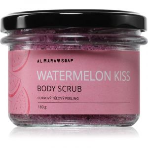 Almara Soap Body Scrub K&ouml;rper-Peeling mit Zucker bei Cellulite mit Duft Watermelon Kiss 180 g