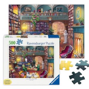 Ravensburger Puzzle 500 pi&egrave;ces Format Large - Biblioth&egrave;que de r&ecirc;ve - Adultes et Enfants d&egrave;s 12 Ans - Puzzle de qualit&eacute; sup&eacute;rieure - 17459