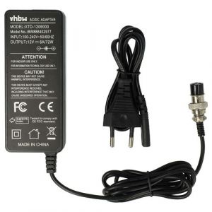 Vhbw Bloc d'alimentation remplacement pour Intermec 851-075-001, 851-075-003 pour POS scanner code barres - 230 cm