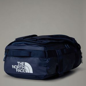The North Face Sac Base Camp Voyager Duffel 32L bleu marine logo blanc