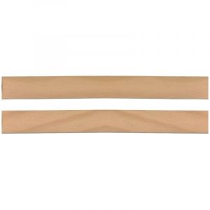 Image de Scm Créations - Lot de 2 Lattes 87,3 cm 873mm Largeur 38mm épaisseur 8mm bois hêtre durable Sommier lit canapé clic clac bz 7 plis rechange renfort