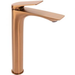 Réa Robinet de lavabo avalon high brush copper