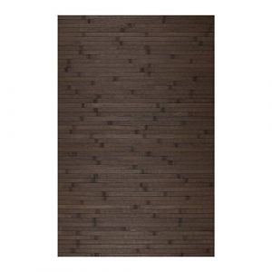 Storesdeco - Tapis antidérapant en Bambou naturel, Marron foncé, 140 x 200cm