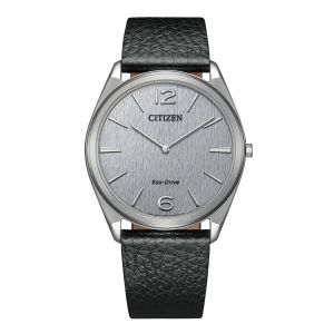 Citizen Montre Mixte Suratto Eco-Drive - AR3120-16A Bracelet Cuir Noir