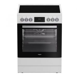 Whirlpool Cuisini&egrave;re vitroc&eacute;ramique 72l 4 feux blanc - W6V8LCSW