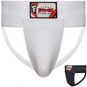 Coquille de Boxe Homme Farabi Sports avec Protection Muay Thai Kick Boxing - Blanc - Boxe - Kick-boxing