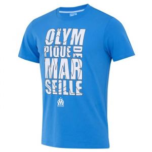 - T-Shirt Om - Collection Officielle Olympique De Marseille - Bleu - Homme