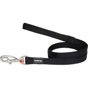 RedDingo Laisse pour chien Noir 1,20 m 15 mm