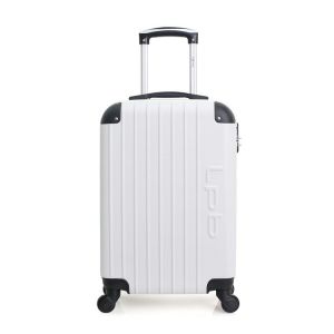 Valise Cabine LPB HAMBOURG BLANC 37L en ABS