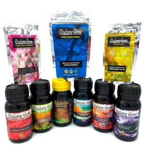 Madame Grow - Engrais Organique - Croissance et Floraison - 9PACK - KIT Premium Plus - (6x250ml+100g+50g+30g)