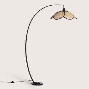Lampadaire Rotin Arc Nirvana Naturel - Naturel