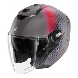 Shark Casque jet RS Jet Stride silver/violet/blue mat- XS